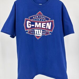New York Giants G-MEN Fanatics Blue NFL Unisex Tee